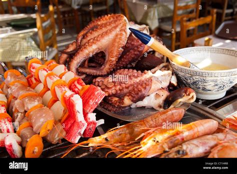 FRESHEST Seafood at SECRET Local Greek BBQ in Crete Greece