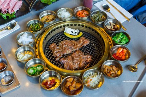 STANDING ONLY Korean BBQ on Barrels in South Korea shorts foodshorts koreabbq