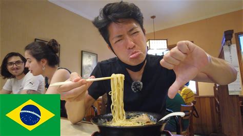 Japanese guy reacts to BEST JAPANESE RAMEN in São Paulo