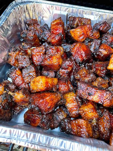 The BEST Burnt Ends in Texas SECRET Pork Belly Smoked Burnt Ends shorts foodshorts texasbbq